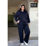 Kadın Büyük Beden Ince Eşofman Altı SPR24BEAK52 - Navy - 3XL