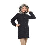Kadın Büyük Beden Kapüşonlu Spor Mont M5302 BGL-ST03221 SİYAH 4XL