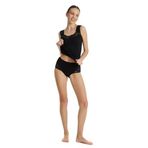 Kadın Büyük Beden Private Dantelli Midi Siyah Slip Külot 1333 SİYAH 5 XL