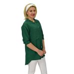 Kadın Cep Taşlı Ayrobin Gömlek BGL-ST03699 YEŞİL 42