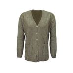 Kadın Cepli Triko Hırka BGL-ST04128 HAKİ 3XL