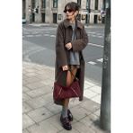 Kadın Cherry Zrea Omuz Çantası - 508-Bordo