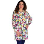 Kadın Çiçekli Desen Viscon Gömlek BGL-ST04238 PEMBE 46