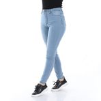 Kadın Dar Paçalı Likralı Kot Pantolon (Açık Mavi) (Açık Mavi / 46)