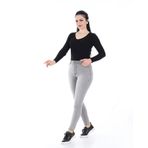 Kadın Dar Paçalı Likralı Kot Pantolon (Gri))