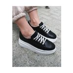 Kadın Deri Sneaker Vizon