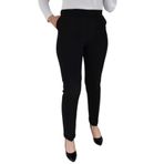 Kadın Duble Paça Kumaş Pantolon BGL-ST02695 SİYAH 46