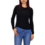 Kadın Düz Renk Vücuda Oturan Uzun Kollu Sweatshirt BGL-ST04209