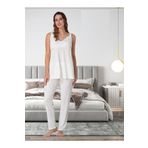 Kadın Ekru Askı Ayarlı Emzirme Özellikli Hamile Lohusa Pijama Takımı Effort, M, Effortt9032-19804IGP2717297