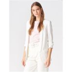 Kadın Ekru Kol Büzgülü Boyfriend Ceket 101a06702