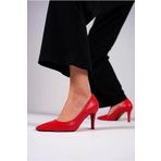 Kadın Elegant Ayakkabı İnce Topuklu Ayakkabı Stiletto Özel Tasarım Abiye Ayakkabı