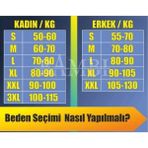 Kadın Erkek Göbek Bel Göğüs Inceltici Sekillendirici Sıkilaştırıcı Dik Duruş Termal Sauna Atlet Korse - Siyah - 2XL