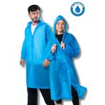 Kadın Erkek Yağmurluk Kapüşonlu Çıtçıtlı Eva Mavi Yağmurluk Bymmrc881r08