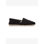 Kadın Espadril / Keten 10017732 Toms Alpargata Classic Recycled Cotton Canvas Black