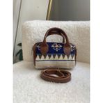 Kadın Etnik Kilim Desen Küçük Boy Çanta - Mavi