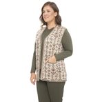 Kadın Etnik Model Triko Örgü Kilim Anne Yelek 1070