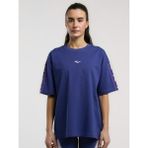 Kadın Everlast Boxing Club Oversize Tişört Koyu Indigo Renkli %100 Pamuklu Günlük Kullanım - İndigo