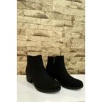 Kadın Fermuarlı 5 cm Topuklu Bot 4010-116-0016 - Siyah