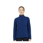 Kadın Fermuarlı Termal Sweatshirt 2. Seviye 50466 - Mavi
