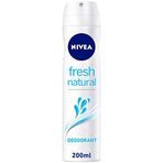 Kadın Fresh Natural Sprey Deodorant 200ml, Antiperspirant, Avantajlı boy