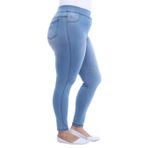 Kadın Full Likralı Kot Tayt Pantolon (Açık Mavi) (Açık Mavi / 3XL)