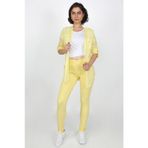 Kadın Gabardin Pantolon Sarı