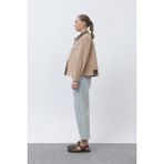 Kadın Garni Detaylı Kısa Ceket -32115CKT - Camel - L - XL