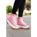 Kadın Genç Kız Çocuk Run Star Canvas Sneaker Spor Ayakkabı