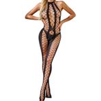 Kadın Geniş Tüm Vücut File Detaylı Vücut Çorabı - 5141- Limited Edition-FK-5575
