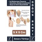 Kadın Göğüs Dikleştirici Kaldırıcı Göğüs Ucu Gizleyen Sütyen Meme Kaldırıcı 5 Mt X 5 Cm Ten Bant