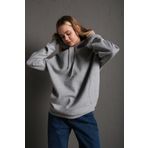 Kadın Gri Kapşonlu Sweatshirt