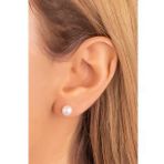 Kadın Gümüş İnci Küpe