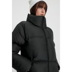 Kadın Haki Owersize Dolumlu Şişme Su Geçirmez Mont TBG069 - Siyah - XS