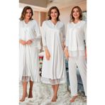 Kadın Hamile Lohusa Sabahlıklı Gecelik Pijama Takımı Seti, S, Effortt7046-19804IGP27168964