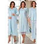 Kadın Hamile Lohusa Sabahlıklı Gecelik Pijama Takımı Seti, S, Effortt7046-19804IGP27168969