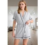 Kadın Hamile Pijama Takımı Viskon Süprem Örme Regular Trend Tasarım Uzun Ömürlü Rahat Ve Şık