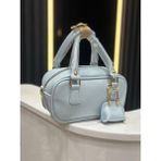 Kadın Handley Model Mini Cüzdan Hediyeli Çapraz El ve Omuz Çantası - Bebe Mavisi