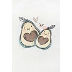 Kadın İnce Askılı Baby Overloklu Avokado Desenli Crop Top Şortlu Pijama Takımı Çok Renkli M