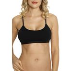 Kadın İp Askılı Pedli Büstiyer BGL-ST03950 SİYAH 80