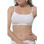 Kadın İp Askılı Pedli Fitilli Büstiyer BGL-ST01933 BEYAZ 80-85