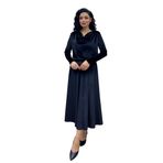 Kadın Kadife Bluz (Siyah, 2XL-3XL)