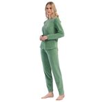 Kadın Kadife Uzun Kol Pijama Takım, 403084