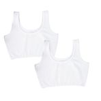 Kadın Kalın Askılı Büstiyer &Yarım Atlet (Beyaz, XL)
