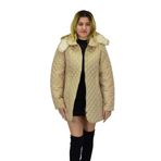 Kadın Kapitone Kapüşonlu Mont BGL-ST04113 BEJ 3XL