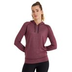 Kadın Kapüşonlu Flash Thermal Bordo Sweatshirt C8T3N9O5 BORDO S