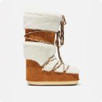 Kadın Kar Botu 80D1402610-MA03 Moon Boot Shearling Whisky/Off White