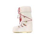 Kadın Kar Botu 80D1408990-L002 Moon Boot Icon Faux Fur Beads Cream