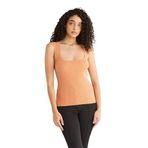 Kadın Kare Yaka Pamuklu Slim Fit Kahverengi Atlet K20K204984-GQB