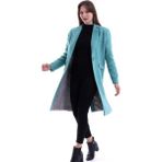 Kadın Kaşe Kaban - M - Mint Yeşili