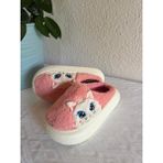 Kadın Kedili Peluş Rahat Ev Terliği 25BNT133 - Pembe